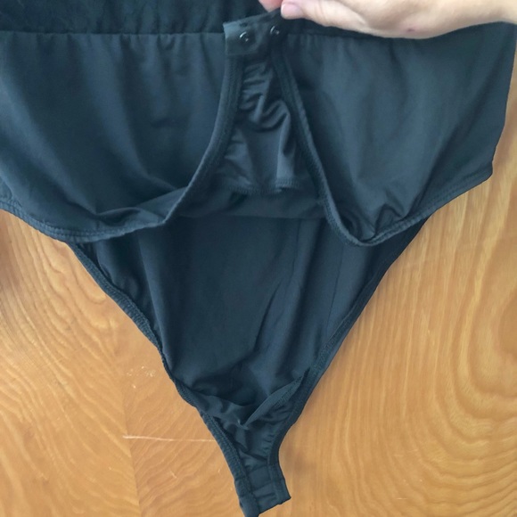 NWT All Saints Bela leopard lace long sleeve bodysuit, size 8 - Picture 5 of 11